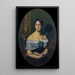 Portret kobiety - Jean-Léon Gérôme — oprawiony obraz na ścianie