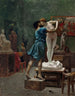 Pygmalion i Galatea (szkic olejny) - Jean - Léon Gérôme — widok dzieła