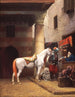 Bazar na siodło w Kairze - Jean-Léon Gérôme — widok dzieła