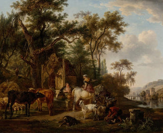 L'Abreuvoir - Jean-Louis Demarne — widok dzieła