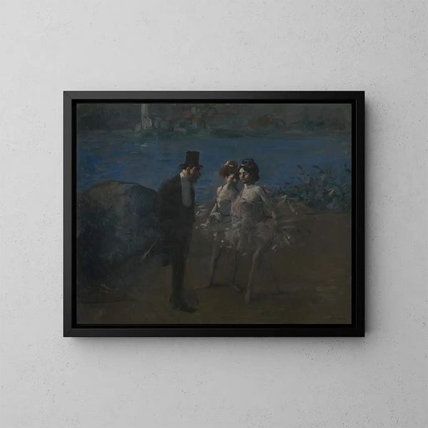 Tancerze - Jean-Louis Forain — oprawiony obraz na ścianie