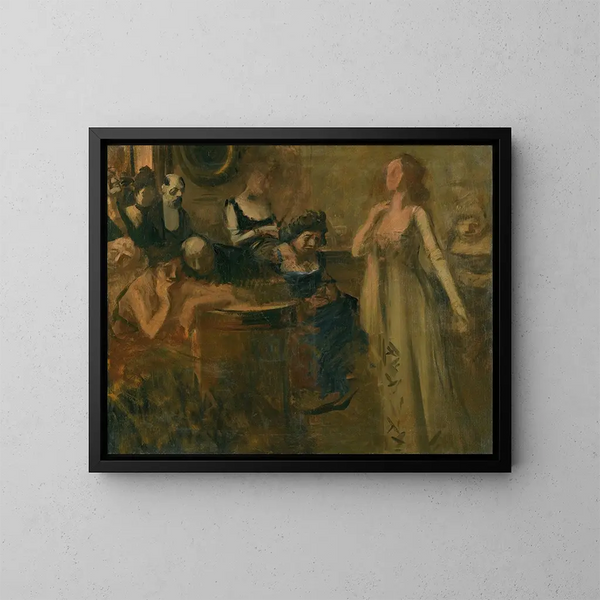 Le Récital - Jean-Louis Forain — oprawiony obraz na ścianie
