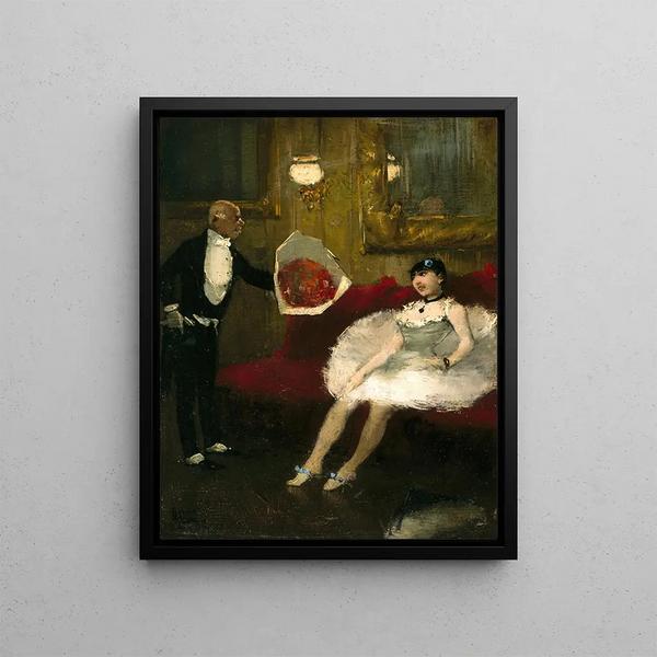 L'Admirateur - Jean-Louis Forain — oprawiony obraz na ścianie