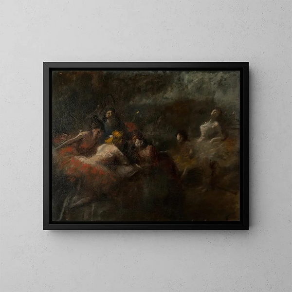 Les danseurs - Jean-Louis Forain — oprawiony obraz na ścianie