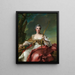 Madame Bergeret de Frouville jako Diana - Jean-Marc Nattier — oprawiony obraz na ścianie