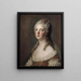 Portret Marie-Adélaïde z Francji, córki Ludwika XV, zwany Madame Adélaïde - Jean-Marc Nattier — oprawiony obraz na ścianie