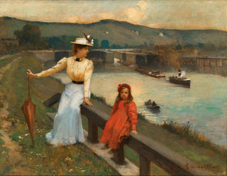 JeanPaul Sinibaldi - Mother and Daughter at the Riverbank.webp