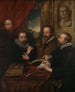 Czterech filozofów - Jean-Pierre Tassaert — widok dzieła