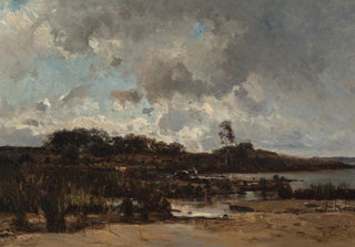 Jean Amde Baudit - Au bord de ltang Lacanau.webp