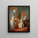 La leçon de harpe - Jean Antoine Théodore Giroust — oprawiony obraz na ścianie
