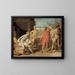 Achille przyjmujący w swoim namiocie wysłanników Agamemona - Jean-Auguste-Dominique Ingres — oprawiony obraz na ścianie