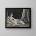 Odalisque w szarościach - Jean-Auguste-Dominique Ingres — oprawiony obraz na ścianie