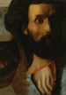 Szkic głowy i rąk świętego Jana dla Jezusa, który wręcza świętemu Piotrowi klucze do nieba - Jean-Auguste-Dominique Ingres — widok dzieła