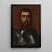 Le Condottiere - Jean-Auguste-Dominique Ingres — oprawiony obraz na ścianie