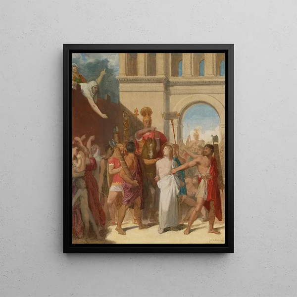 Męczeństwo świętego Symforiana - Jean-Auguste-Dominique Ingres — oprawiony obraz na ścianie