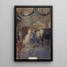 Pogrzeb prezydenta Feliksa Fure'a w Notre-Dame 23 lutego 1899 - Jean Baptiste Edmond Allouard — oprawiony obraz na ścianie