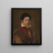 Portret młodego mężczyzny - Jean Baptiste Joseph Wicar — oprawiony obraz na ścianie
