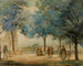 La terrasse des Tuileries en 1786 - Jean Baptiste Marchal — widok dzieła
