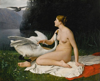 Jean Baptiste Paul Lazerges - Leda and the swan.webp