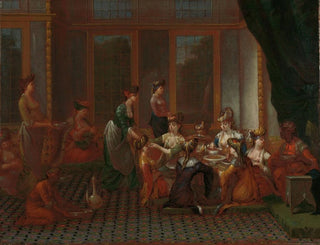 Jean Baptiste Vanmour - Banquet of Distinguished Turkish Women.webp