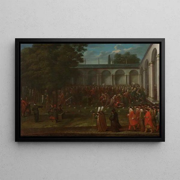 Jean Baptiste Vanmour - Cornelis Calkoen on his Way to his Audience with Sultan Ahmed III.webp