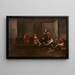 Le bain au harem - Jean-Baptiste Vanmour — oprawiony obraz na ścianie