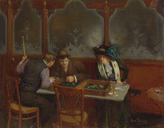 Przy kawie - Jean Béraud — widok dzieła