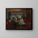 Le backgammon au café - Jean Béraud — oprawiony obraz na ścianie