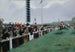 Kursy na Longchamp, przybycie do słupka - Jean Béraud — widok dzieła