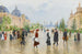Między Małym a Wielkim Pałacem, aleja Alexandre-III - Jean Béraud — widok dzieła