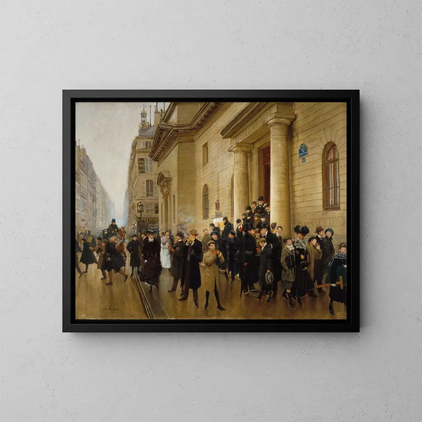 La sortie du lycée Condorcet - Jean Béraud — oprawiony obraz na ścianie