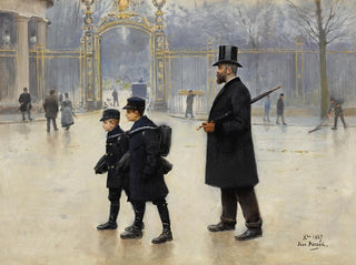 Le parc Monceau - Jean Béraud — widok dzieła