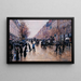Le boulevard Poissonnière sous la pluie - Jean Béraud — oprawiony obraz na ścianie