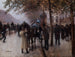 Le boulevard des Capucines le soir devant le Café Napolitain - Jean Béraud — widok dzieła