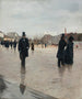 Opuszczanie cmentarza Montmartre - Jean Béraud — widok dzieła