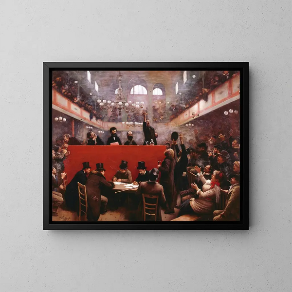 Salle Graffard - Jean Béraud — oprawiony obraz na ścianie