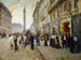 Wyjście pracownic z domu Paquin - Jean Béraud — widok dzieła