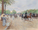 na Polach Elizejskich - Jean Béraud — widok dzieła