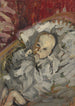 Dziecko w łóżeczku - Jean Brusselmans — widok dzieła