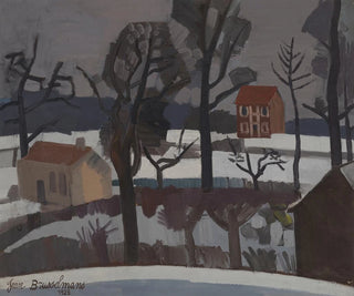 pejzażu zimowego - Jean Brusselmans — widok dzieła