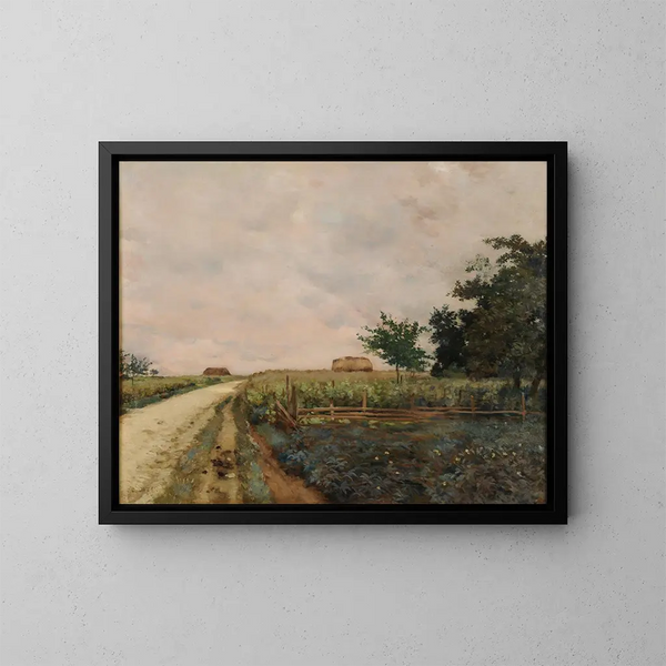 La route - Jean-Charles Cazin — oprawiony obraz na ścianie