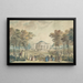 La façade du jardin de Bagatelle - Jean Démosthène Dugourc — oprawiony obraz na ścianie
