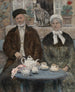 Popołudniowej herbaty - Jean François Raffaëlli — widok dzieła