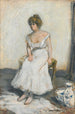 Kobieta przy toalecie - Jean François Raffaëlli — widok dzieła