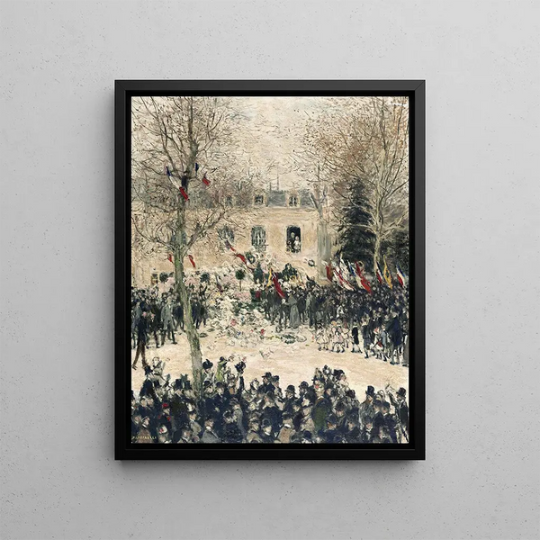 Le Festival des vingt-quatre ans de Victor Hugo - Jean François Raffaëlli — oprawiony obraz na ścianie