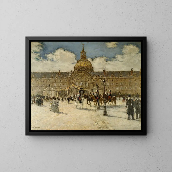Les Invalides - Jean François Raffaëlli — oprawiony obraz na ścianie