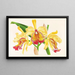 Cattleya aurea - Jean Jules Linden — oprawiony obraz na ścianie