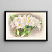 Odontoglossum alexandrae - Jean Jules Linden — oprawiony obraz na ścianie