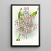 Odontoglossum odoratum var striatum - Jean Jules Linden — oprawiony obraz na ścianie