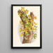 Oncidium Limminghei - Jean Jules Linden — oprawiony obraz na ścianie